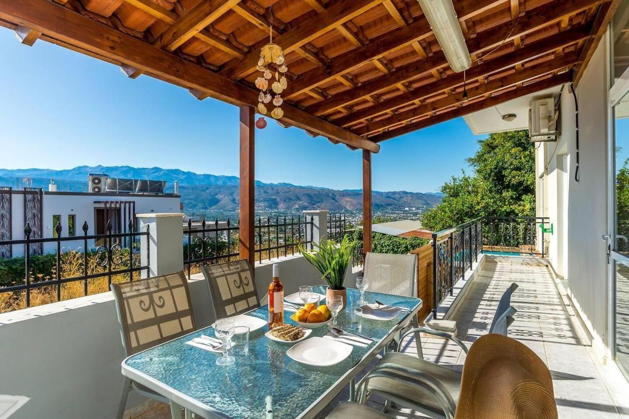 Superior Apartment - Overlooking Chania-With Pool Chania  Exteriör bild